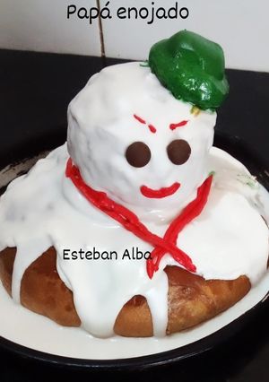 Una foto de Muñeco de nieve enojado
