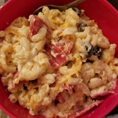 A picture of Pizza Pasta Salad.