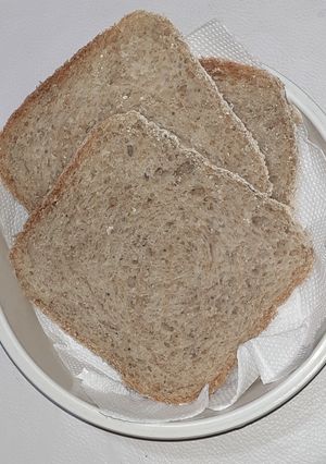 Una foto de Pan Casero con salvado de trigo