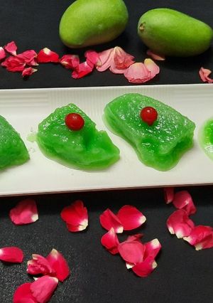 কাঁচা আমের জেলি(Raw mango jelly recipe in bengali) রেসিপির প্রধান ছবি