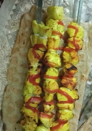 عکسی از دستور کباب سینه مرغ 😉