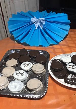 Una foto de Alfajores de chocolate