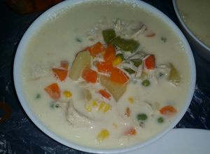 صورة لوصفة شوربه خضار بالكريمه