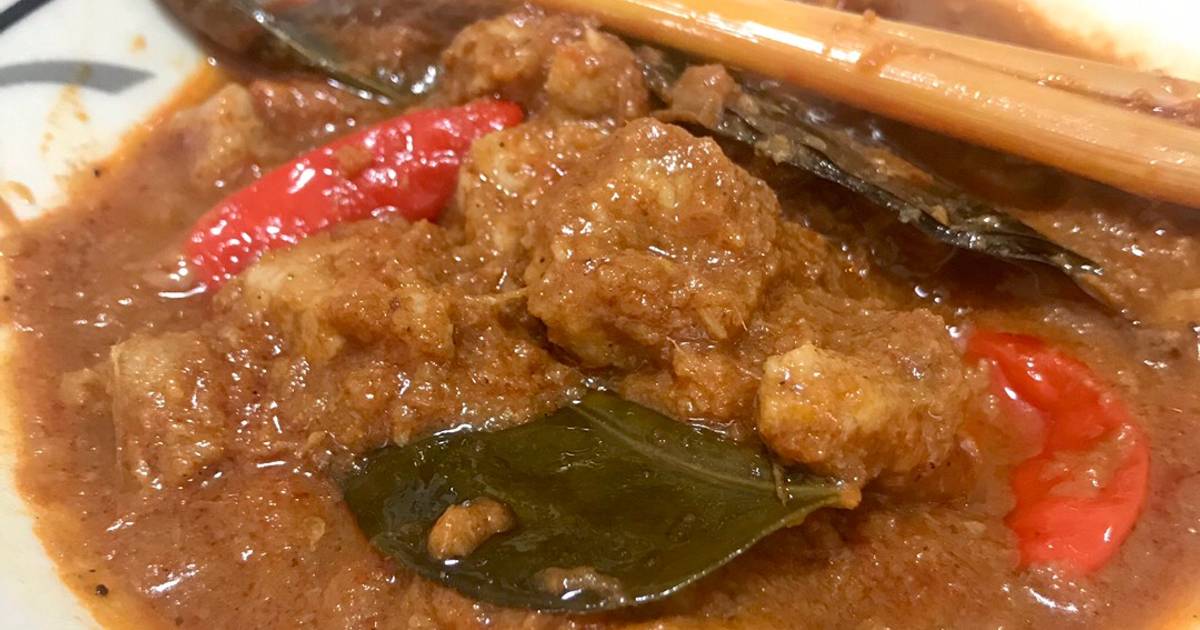 18 resep  rendang  babi enak dan sederhana Cookpad