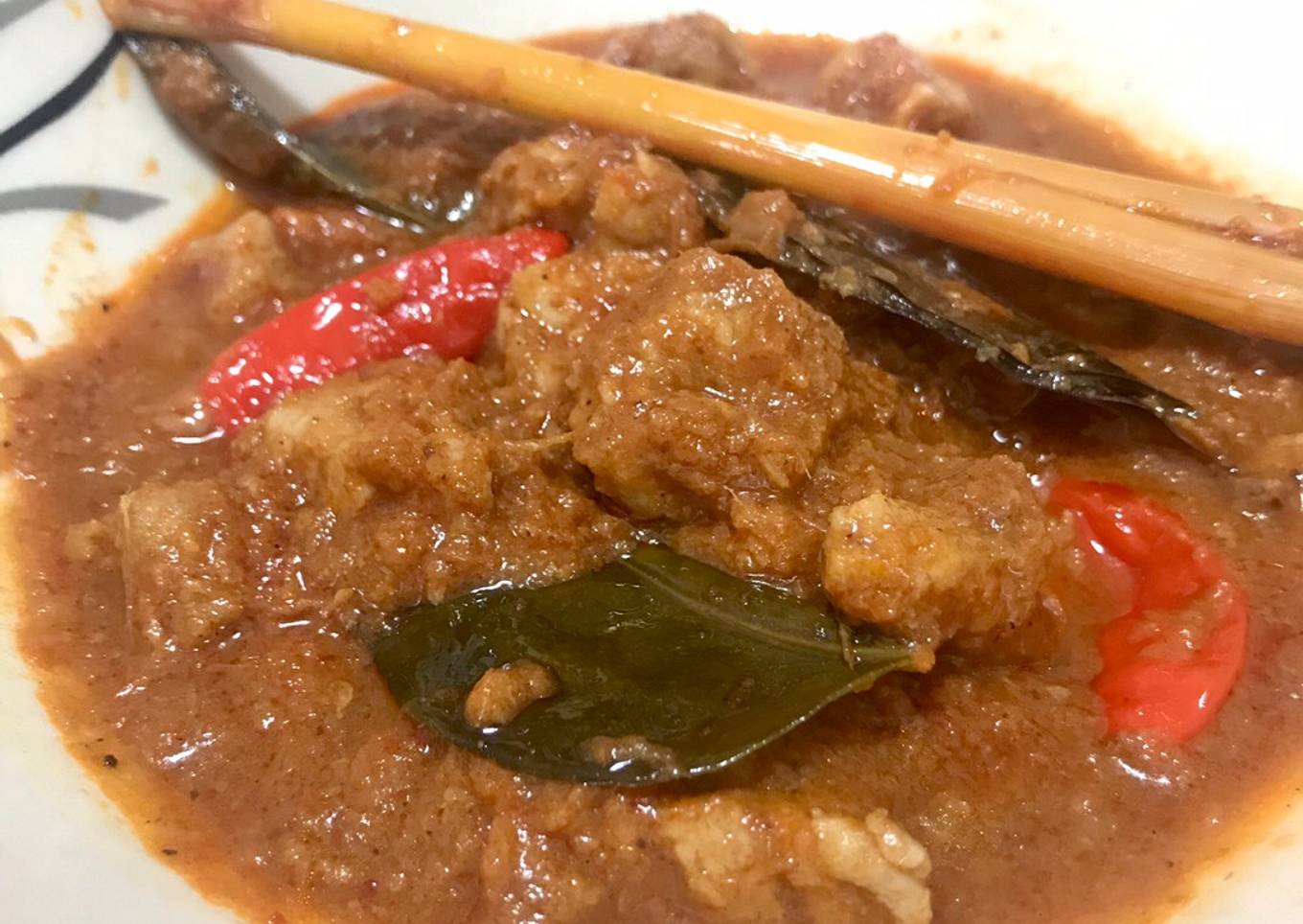 Pork Rendang Super Simple