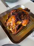 Garlic Butter Roast Chicken with herbs