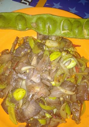 Foto resep Tongseng ikan asin petai