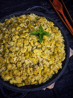 صورة لوصفة مقلوبة الفول