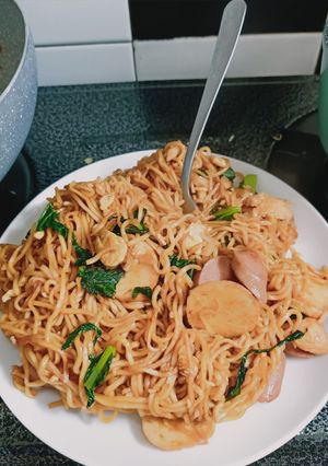 Foto resep Mie Goreng Baso Udang Simpel