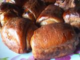 Brioche au lait concentré sucré et pépites de chocolat (la plus facile de mes recettes de brioche)
