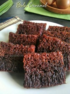 Foto resep Bolu Caramel 3 telur (no mixer, no oven)