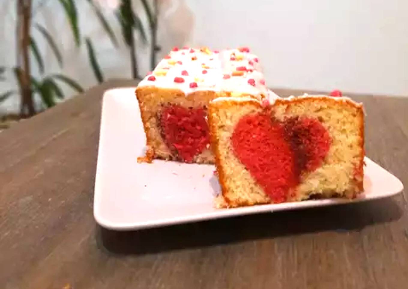 Cake surprise coeur ❤