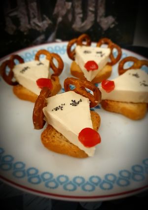Une photo de Bouchées au fromage, apéritif de Noël