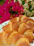 Croissant con Masa semi hojaldrada