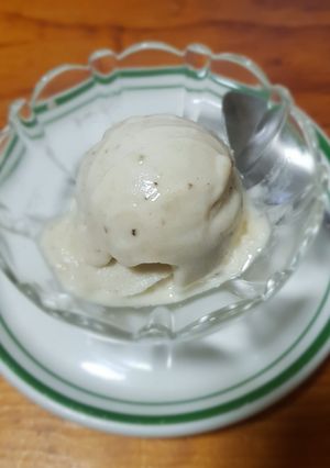 Una foto de Helado de plátano