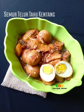 Langkah Gampang Membikin Resep Semur Telur Tahu Kentang yang Bisa Manjain Lidah Anti Ribet, Lezat