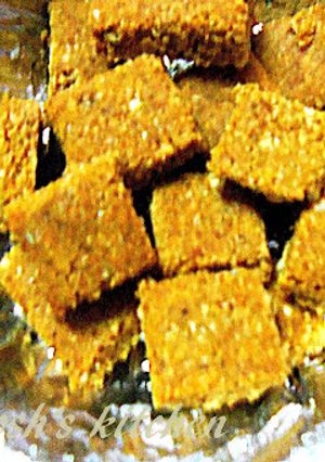 A picture of Oats bars.