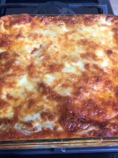 Una foto de Lasaña con lamina de pasta casera