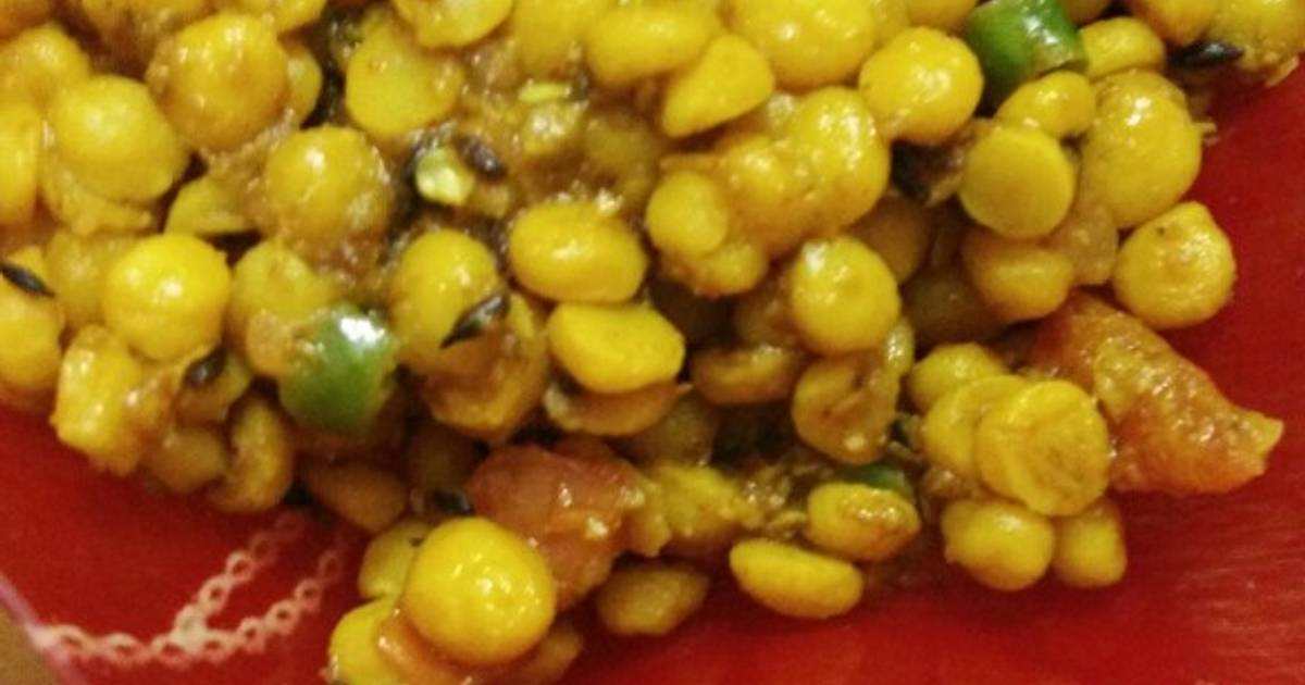 Dry lemon chana daal Recipe by Jyoti Jain - Cookpad