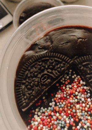 Foto resep Oreo dessert rainbow springkle😋