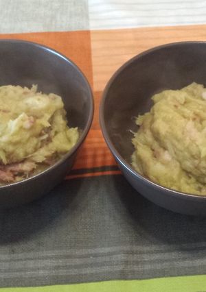 Una foto de Trinxat de col y patata