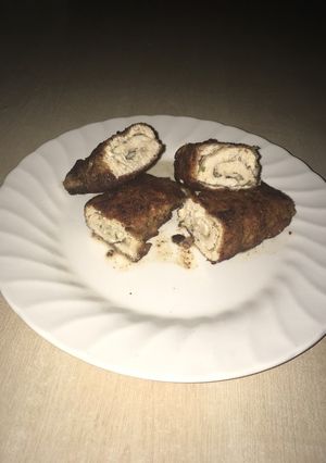 A picture of Pan Seared Chicken Kiev.