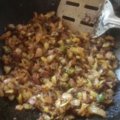 A picture of Karele ke chilke ki sabji.