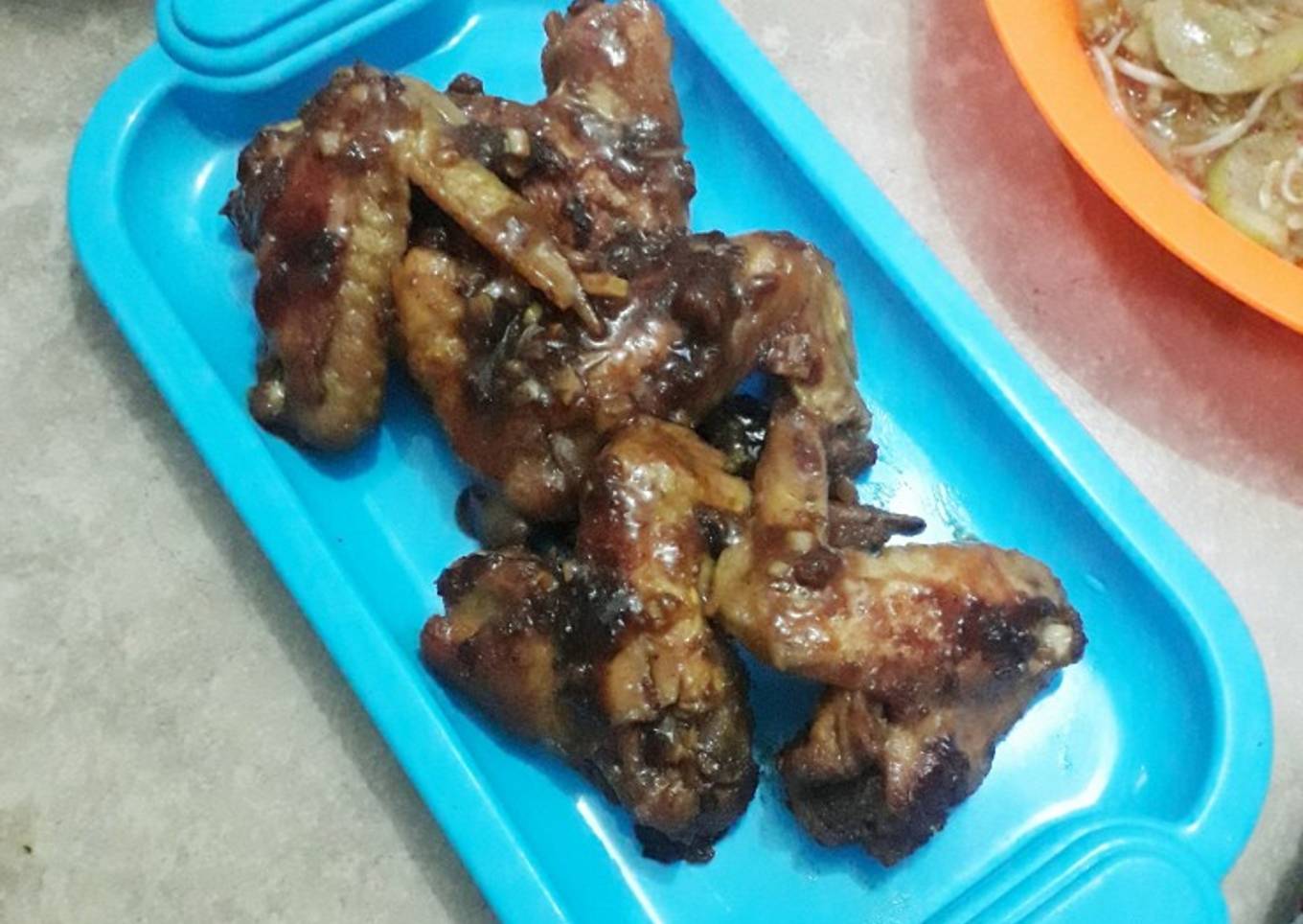 Ayam goreng saus korea