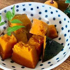A picture of Japanese Sweet Soy Sauce Pumpkin.