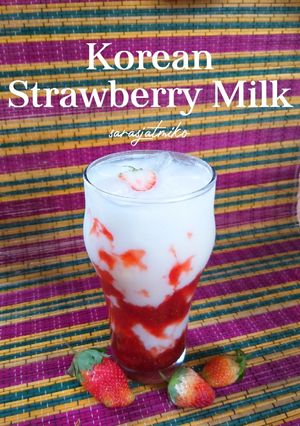 Foto resep Korean Strawberry Milk