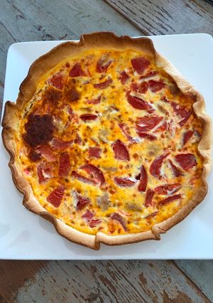 Une photo de Quiche provencale