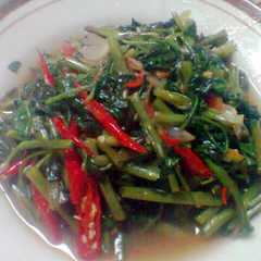 รูปของ Tumis kangkung sederhana