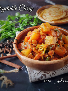 Foto resep 212. Vegetable Curry