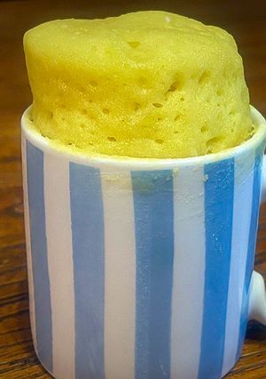 Una foto de Mug cake de yogur