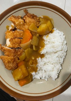 Foto resep Japanese Chicken Katsu Curry Rice