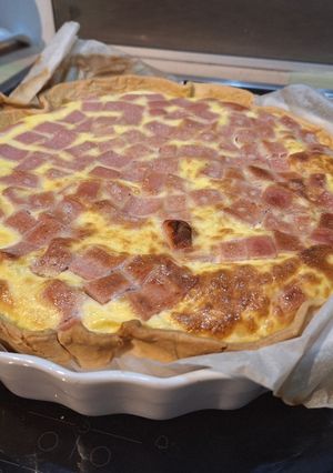 Une photo de Quiche cervelas