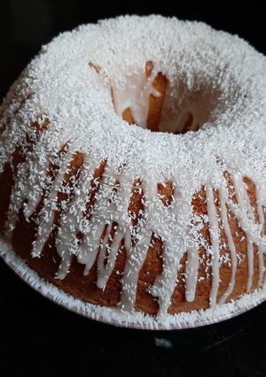 Una foto de Budín de Coco