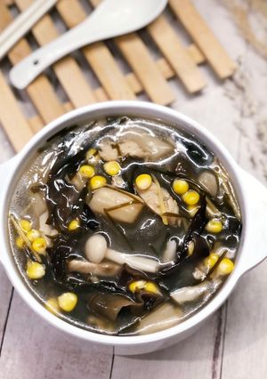 Foto resep Sup asparagus vegetarian