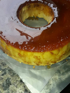 Una foto de Budín de pan licuado
