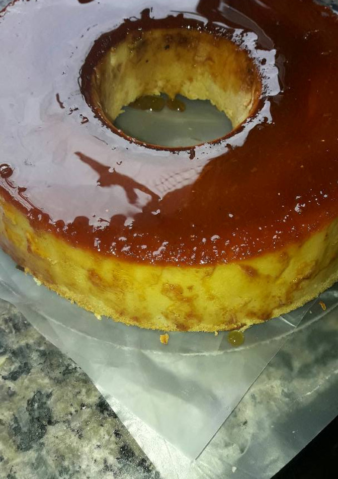 Una foto de Budín de pan licuado