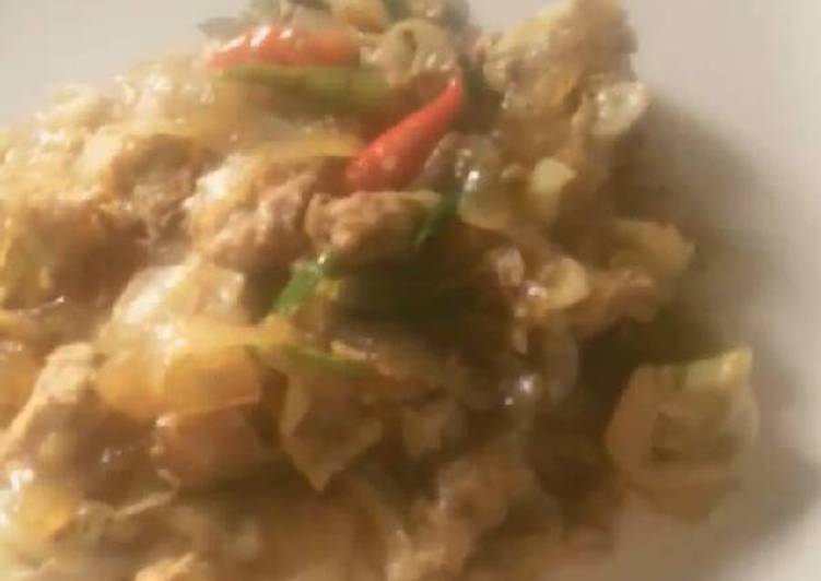 Mie tiaw campur aduk non msg