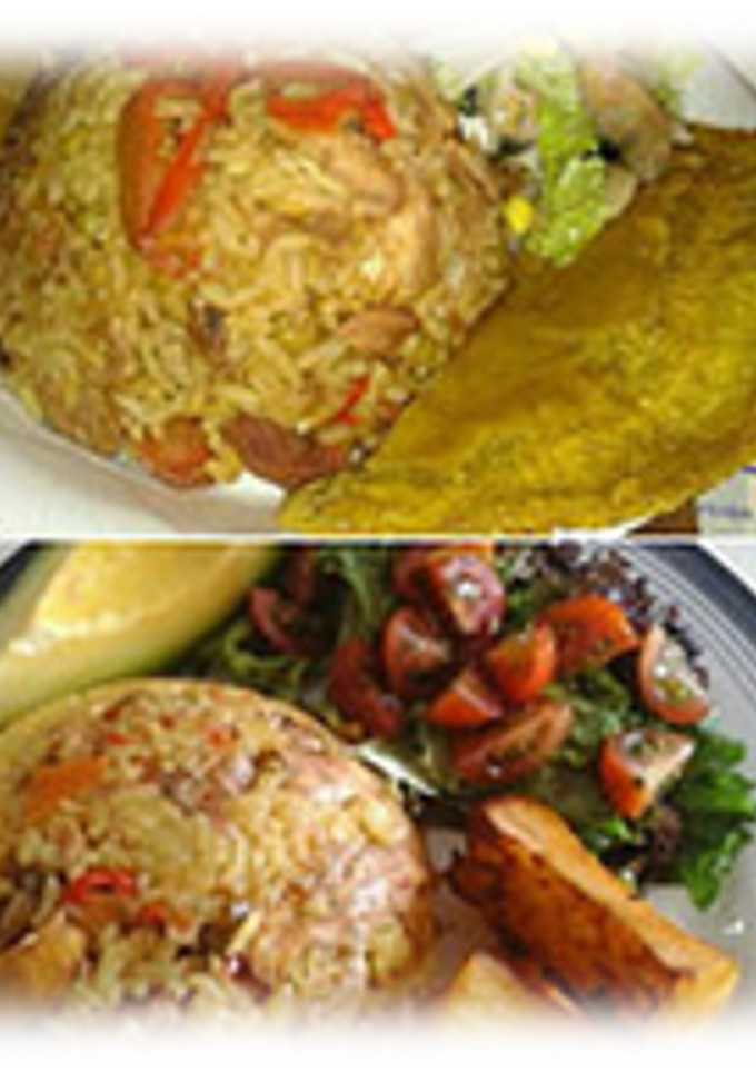 Una foto de Arroz atollado