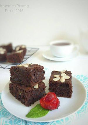 Foto resep Brownies Pisang (#postingrame2_pisang)