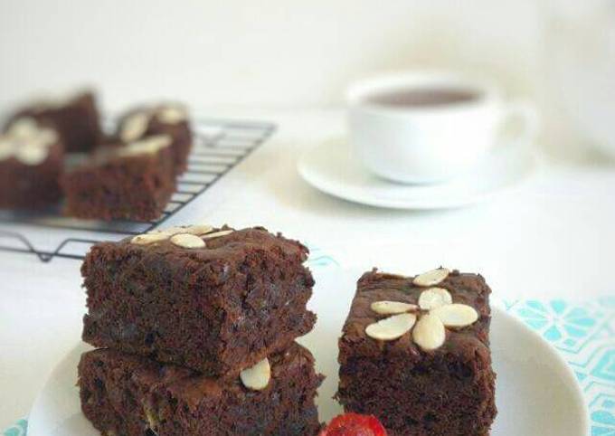 Brownies Pisang (#postingrame2_pisang) foto resep utama