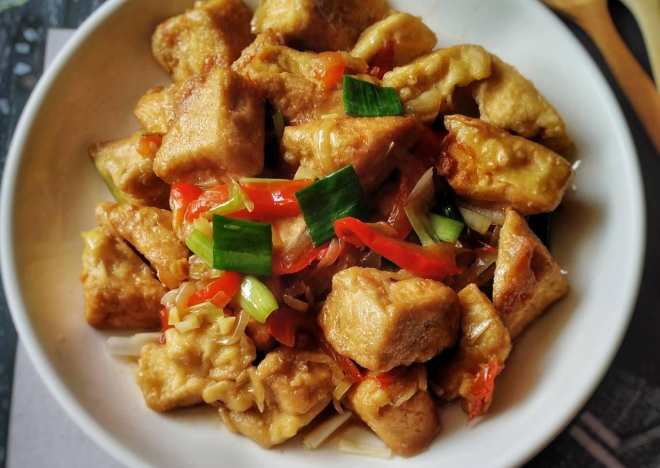 Tahu Tumis Paprika