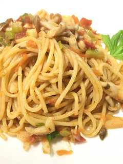 西西里蔬食義大利麵 的食譜成品照片