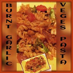 A picture of Burnt Garlic Pasta.