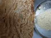 A picture of rice and besan dosa
