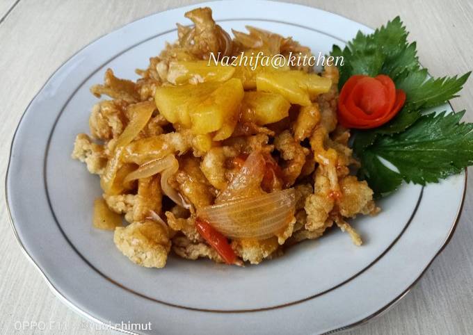 Resep Jamur Crispy Asam Manis Oleh Nazhifa Ahmad (Ana)   Cookpad