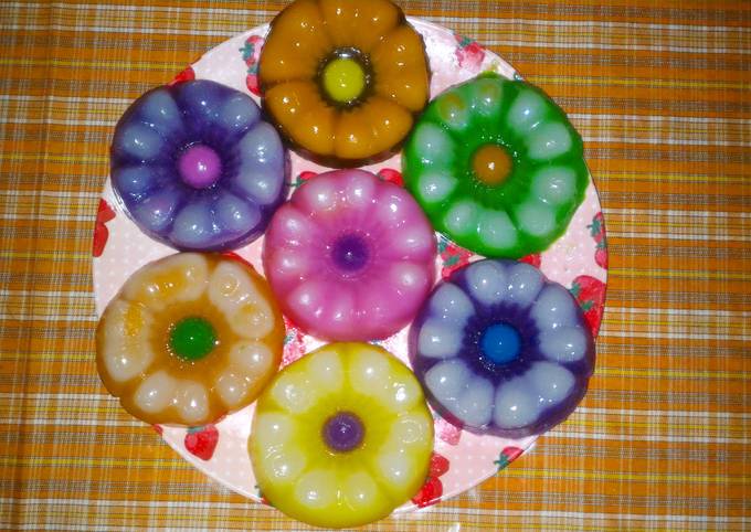 Easiest Way to Make Yummy Kue lapis tepung beras (lapis bunga)